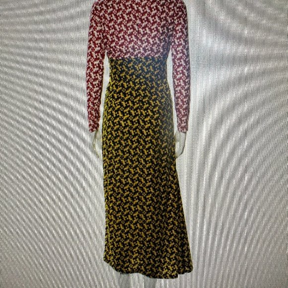 SOLD (on another site) Rachel Comey  Long Converge Stretchy Dress - Picture 3 of 5